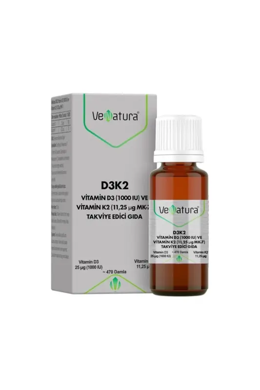 Vitamin D3 10000 IU and Vitamin K2 11.25 Ug MK-7 - 1