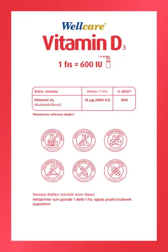 Vitamin D3 600 IU 5 ml - 1