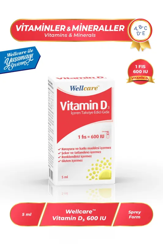 Vitamin D3 600 IU 5 ml - 3