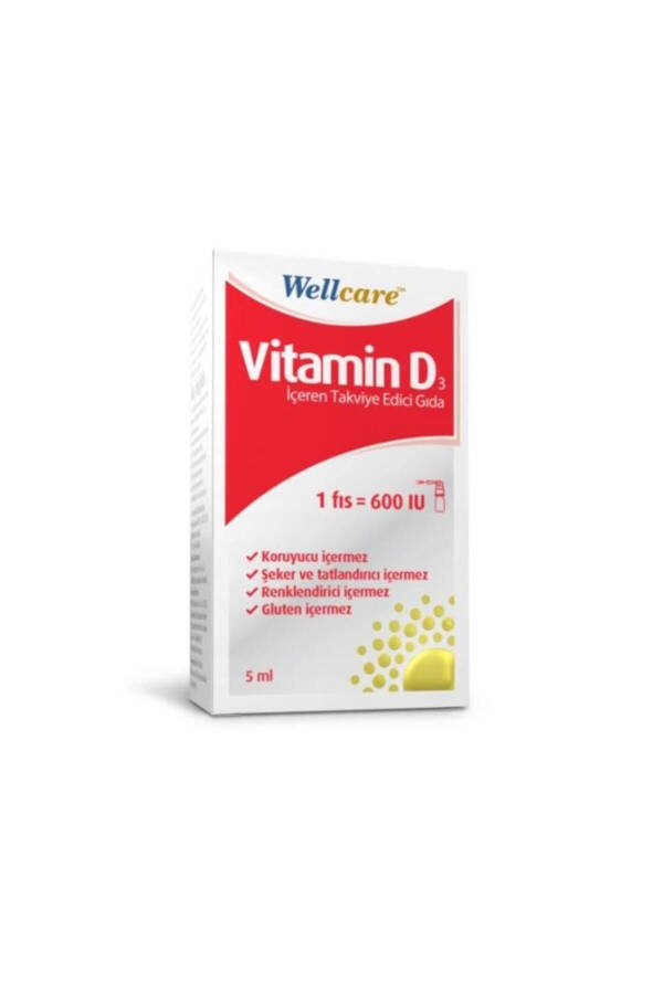 Vitamin D3 600 IU 5ml - 5