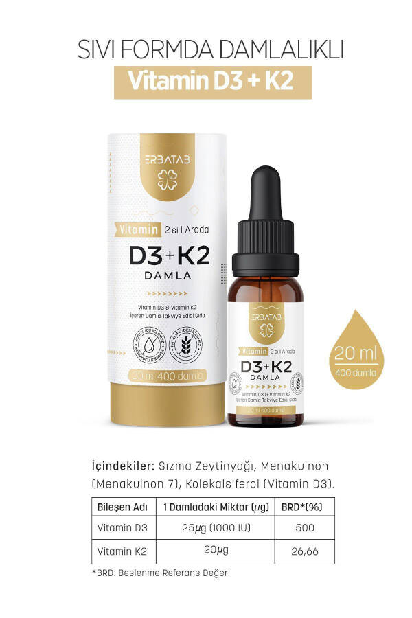 Vitamin D3 K2 2-in-1 Drops - 46