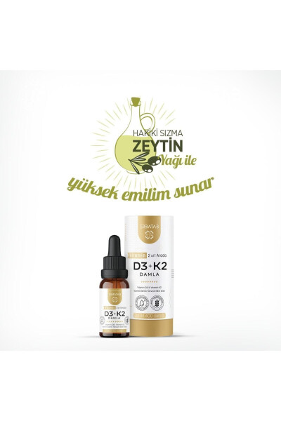 Vitamin D3 K2 2-in-1 Drops - 35