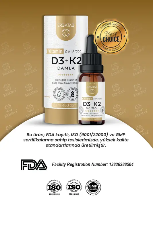 Vitamin D3 K2 2 ta 1 da tomchi - 7