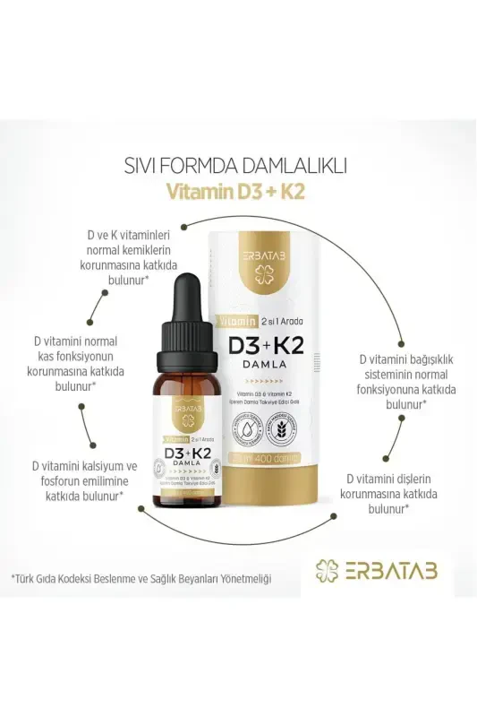 Vitamin D3 K2 2 ta 1 da tomchi - 3