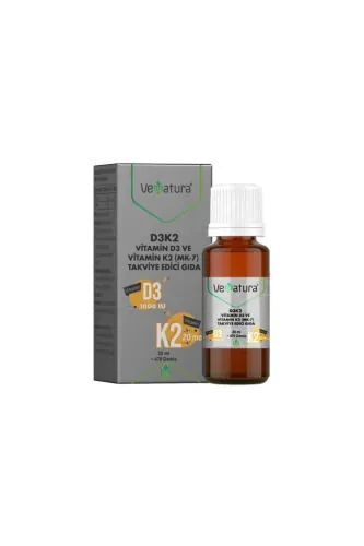 Vitamin D3 K2 (20 MCG) Drops 20 ml - VENATURA