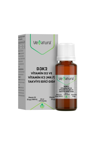 Vitamin D3 K2 (20 MCG) Drops 20 ml - 3