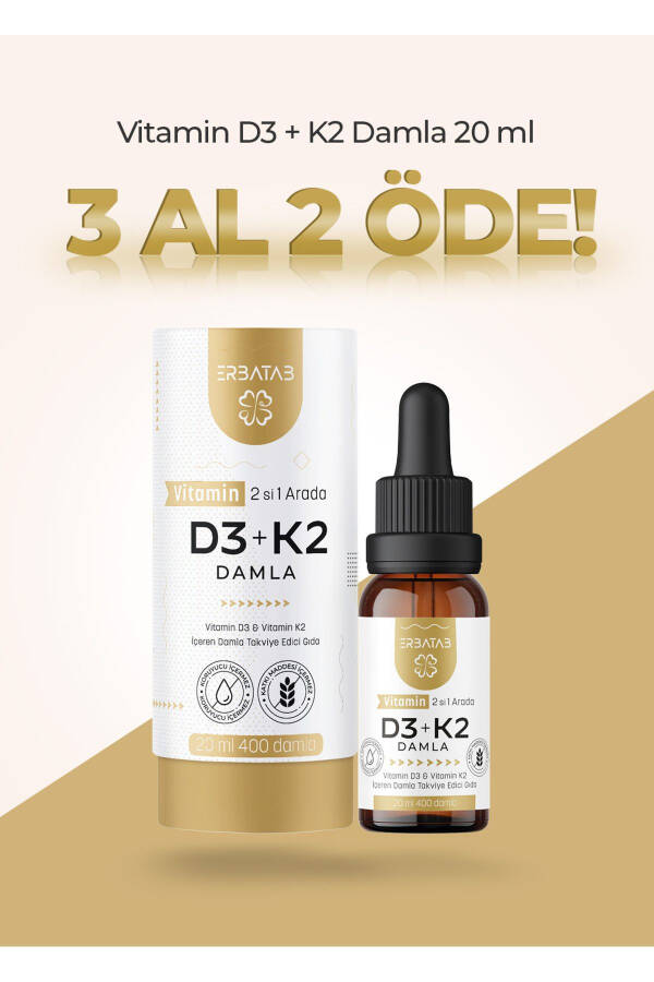 Vitamin D3 K2 2'si 1 Arada Damla - 1