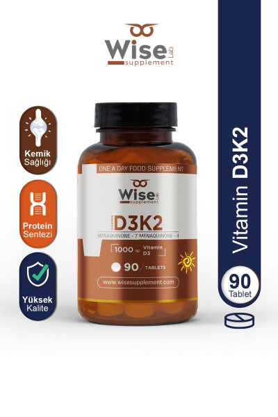 Vitamin D3 + K2 90 Tablet - 5