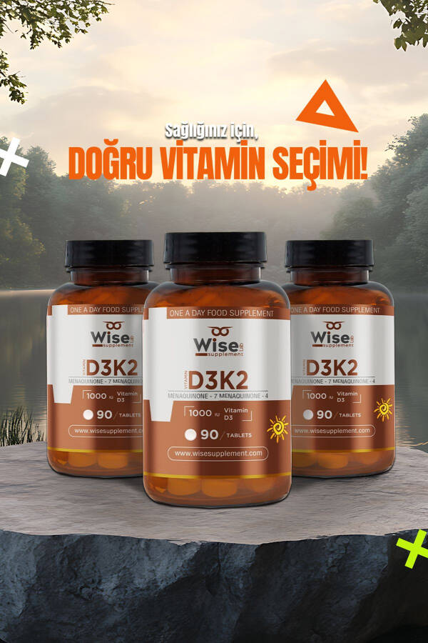 Vitamin D3 + K2 90 Tablet - 8