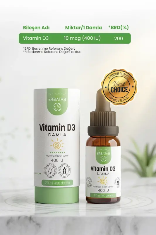 Vitamin D3 Kids 20 ML 400 IU Drops - 2