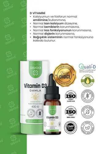 Vitamin D3 Kids 20 ML 400 IU Drops - 5