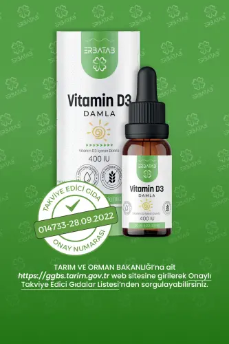 Vitamin D3 Kids 20 ML 400 IU Drops - 7