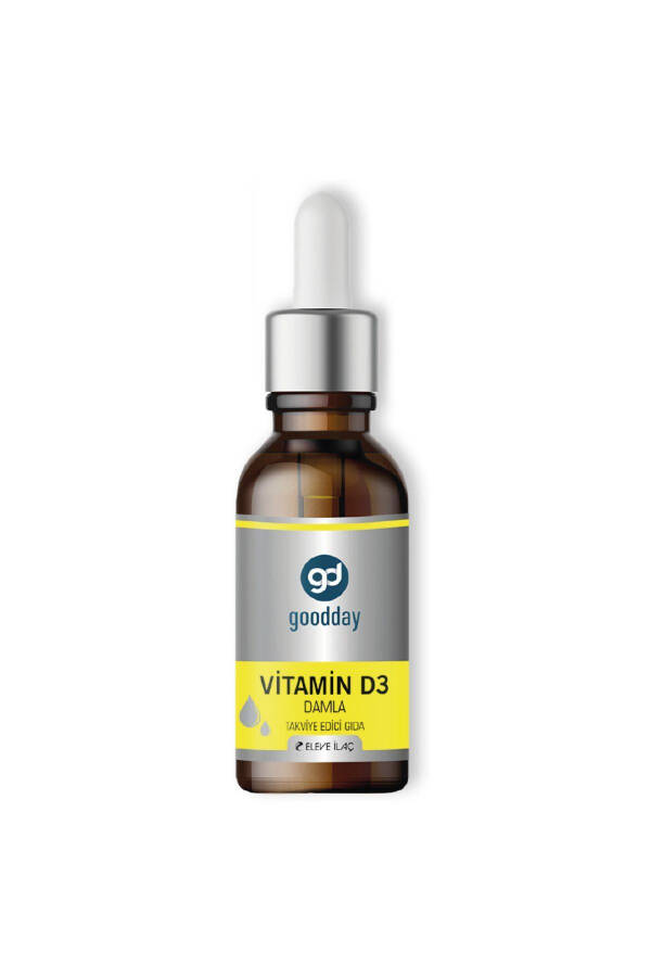 Vitamin D3 Plant-Based Dietary Supplement 400 Drops 1000IU Cold-Pressed Olive Oil - 8