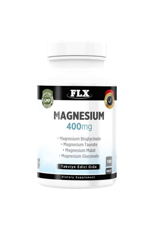 Vitamin D3 Vitamin K2 20 ml Flx Magnesium Magnesium Elements 180 Tablets - 2