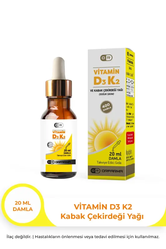 Vitamin D3K2 20 ml - ORFARMA