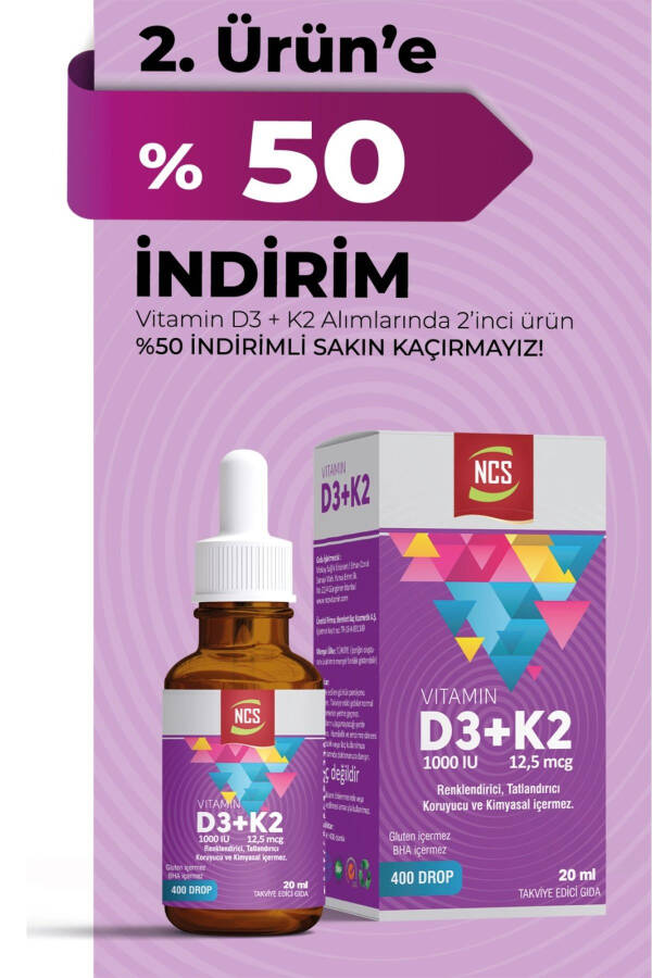 Vitamin D3+K2 20 ml - 1