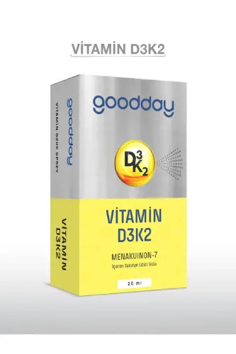 VİTAMİN D3K2 20 ML TAKVİYE EDİCİ GIDA - 1