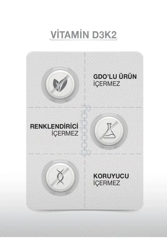 VİTAMİN D3K2 20 ML TAKVİYE EDİCİ GIDA - 5