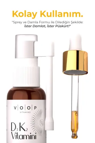 Vitamin D3K2 Sprey-Damla 20 ml - VOOP (1)