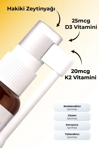 Vitamin D3K2 Sprey-Tomchi 20 ml - 4