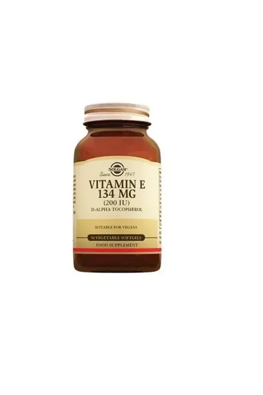 Vitamin E 200 IU 50 O'simlik Yumshoq Jel Kapsulası - 1