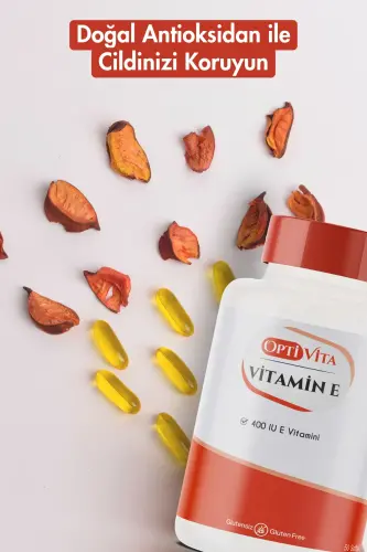 Vitamin E 400 IU (268 MG) 50 Kapsula Yumshoq Jel - 7
