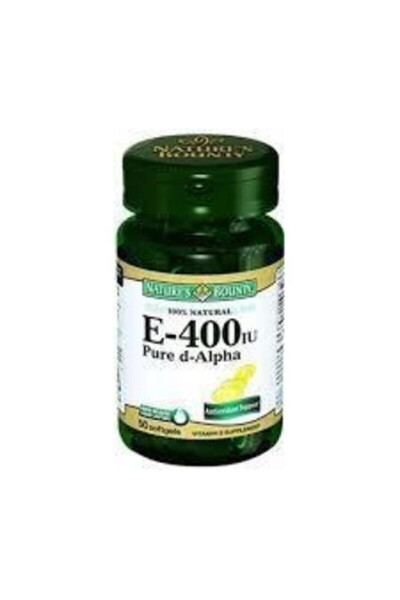 Vitamin E-400 IU 50 Softgel - NATURE'S BOUNTY