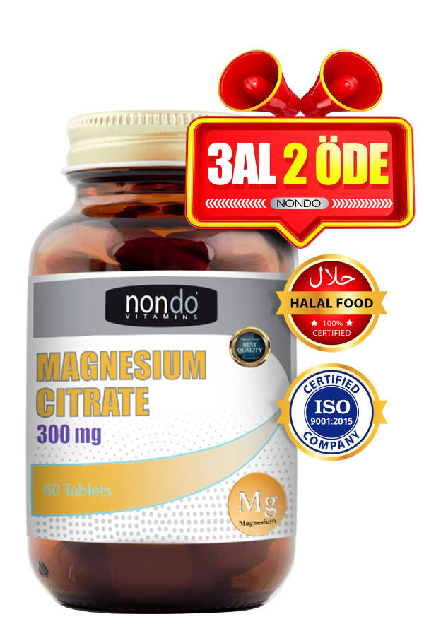 Vitamin Magnesium Citrate (MAGNESIUM CITRATE) 60 Tablets - 7