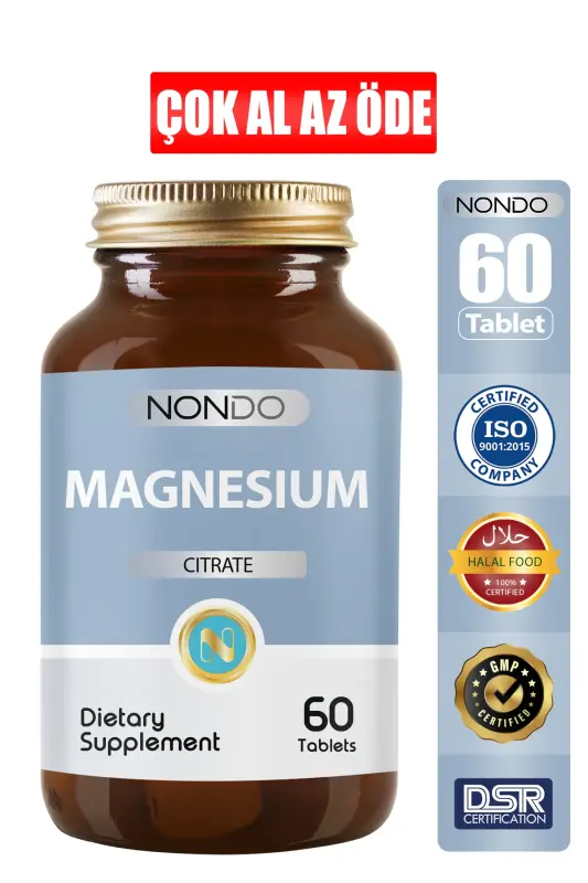 Vitamin Magnesium Citrate (MAGNESIUM CITRATE) 60 Tablets - 1