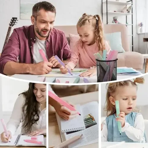 Vitoler Bible Highlighters Assorted Colors,8 Pack,Soft Chisel Tip,Cute Highlighters Set for Aesthetic School Office Supplies,Book Markers - 7