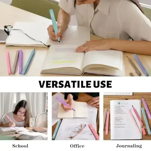 Vitoler Bible Highlighters,8 Colors Cute Highlighters with Chisel Tip for Bible Accessories School Office Supplies - 7