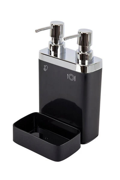 Viva 2 Li Sponge Kitchen Soap Dispenser Black - PRIMA NOVA