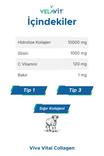 Viva Collagen Банка 334 г. 10 000 мг, Коллаген с дополнительным глицином - 3
