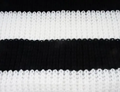 VIVIAN & VINCENT Fall Winter Ultra Soft Knit Striped Scarf for Women Men Boys Girls - 5