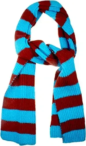 VIVIAN & VINCENT Fall Winter Ultra Soft Knit Striped Scarf for Women Men Boys Girls - 3