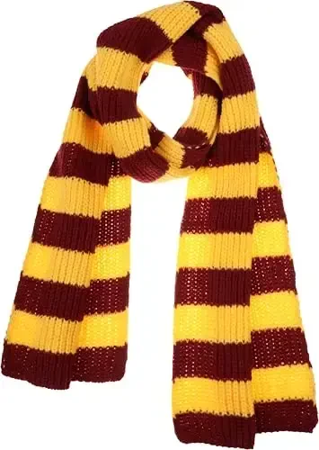 VIVIAN & VINCENT Fall Winter Ultra Soft Knit Striped Scarf for Women Men Boys Girls - 1