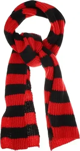 VIVIAN & VINCENT Fall Winter Ultra Soft Knit Striped Scarf for Women Men Boys Girls - 3