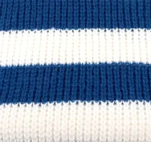 VIVIAN & VINCENT Fall Winter Ultra Soft Knit Striped Scarf for Women Men Boys Girls - 5