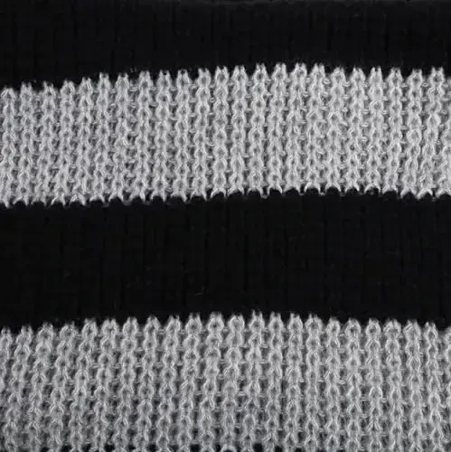 VIVIAN & VINCENT Fall Winter Ultra Soft Knit Striped Scarf for Women Men Boys Girls - 5