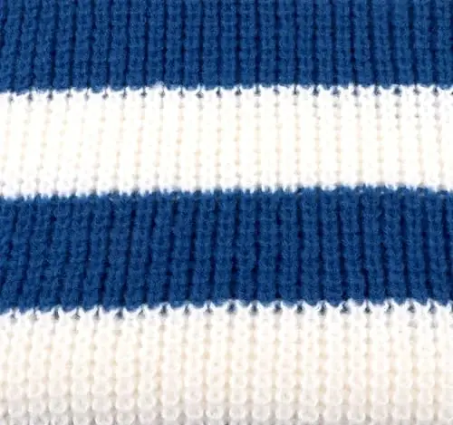 VIVIAN & VINCENT Fall Winter Ultra Soft Knit Striped Scarf for Women Men Boys Girls - 5