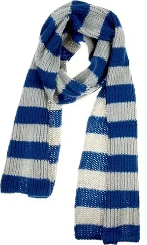 VIVIAN & VINCENT Fall Winter Ultra Soft Knit Striped Scarf for Women Men Boys Girls 