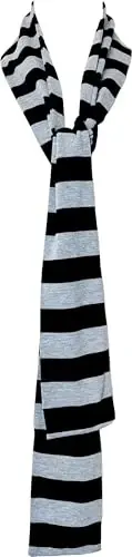 VIVIAN & VINCENT Fall Winter Ultra Soft Knit Striped Scarf for Women Men Boys Girls - 3