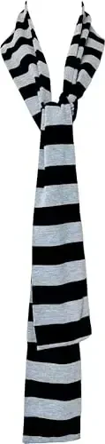 VIVIAN & VINCENT Fall Winter Ultra Soft Knit Striped Scarf for Women Men Boys Girls - 3