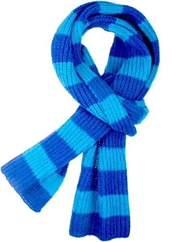 VIVIAN & VINCENT Fall Winter Ultra Soft Knit Striped Scarf for Women Men Boys Girls - 2