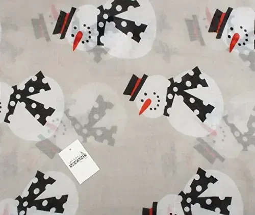 VIVIAN & VINCENT Sovg'a o'ralgan Kuz Qish Yumshoq Yengil Shaffof Bayram Cheksiz Rojdestvo Sharfi Ayollar uchun - 3