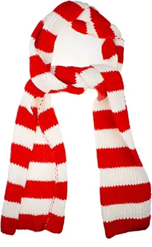 VIVIAN & VINCENT Striped Fall Winter Scarf for Women and Men | Soft 100% acrylic knit, cold-weather comfort, everyday outfits, easy neck wrapping, cozy layering - 3
