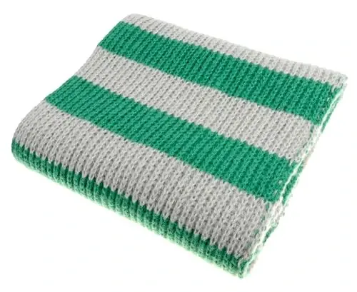 VIVIAN & VINCENT Striped Fall Winter Scarf for Women and Men | Soft 100% acrylic knit, cold-weather comfort, everyday outfits, easy neck wrapping, cozy layering - 4