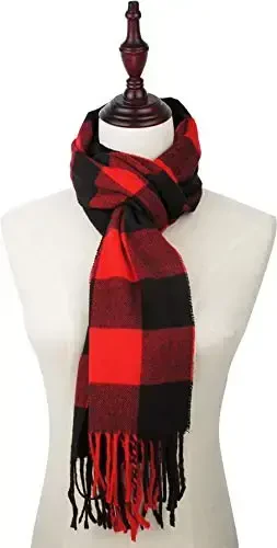 VIVIAN & VINCENT Super Soft Classic Scarf for women, Men's Warm Cashmere Feel Winter Scarf for Men - 3