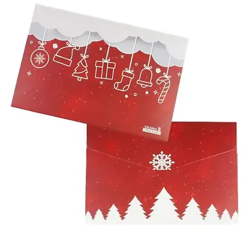 VIVIAN & VINCENT Завернутый подарок Осень Зима Мягкий Легкий Прозрачный Праздничный Бесконечный Рождественский Шарф для Женщин - 2