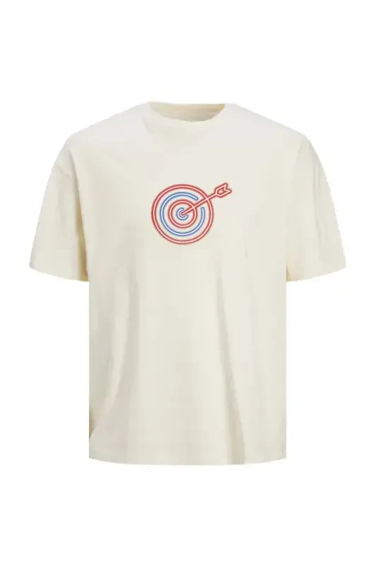 Vivid Men's Cream T-Shirt (12254172-BCM) - 1